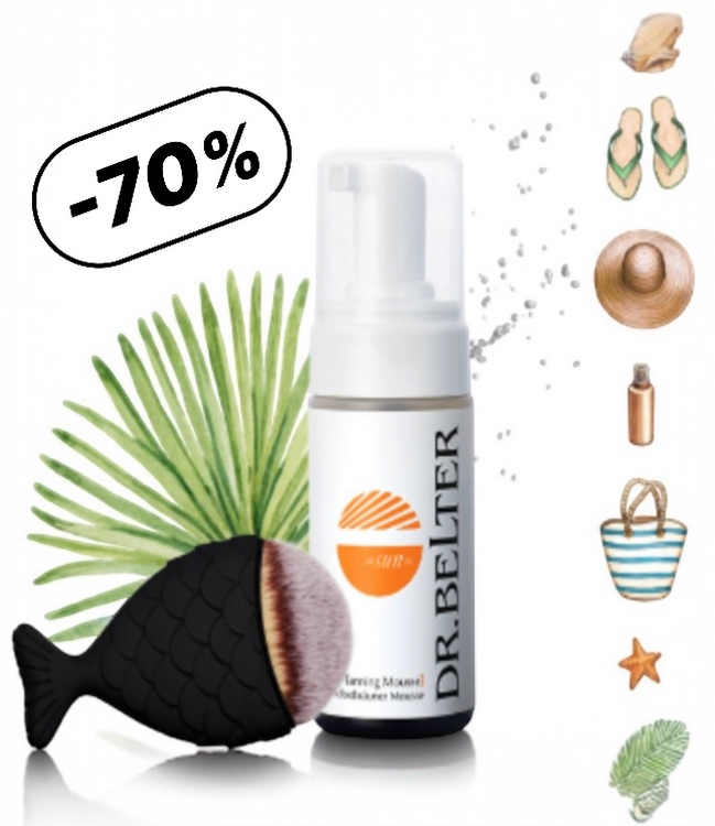 70% kedvezmény SUN SELF-TANNING MOUSSE-set 100ml + ecset - Önb