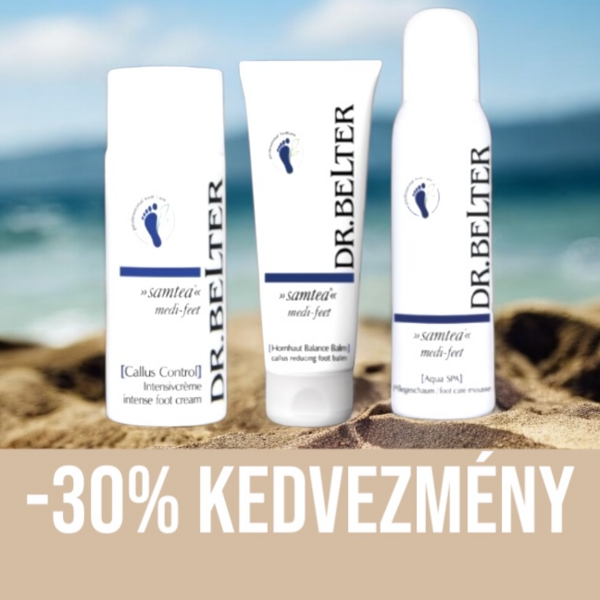 sb Dr. Belter- Lábápoló szett-Bársonyos lábakért -30% kedvezménn