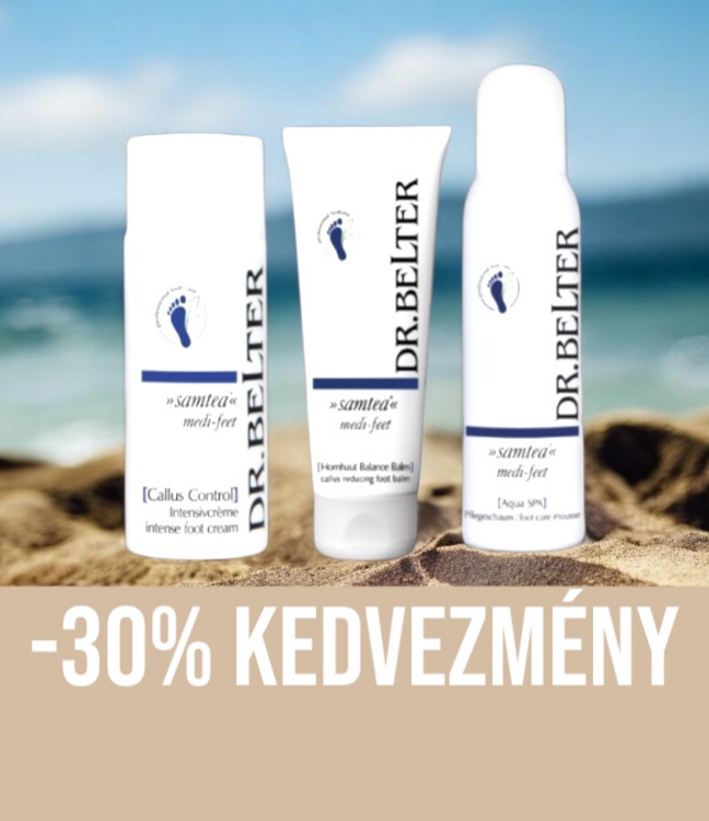sb Dr. Belter- Lábápoló szett-Bársonyos lábakért -30% kedvezménn